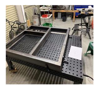 Table de soudage 3D en fonte de précision D16, plateforme modulaire, fixations pour structure en acier, carrosserie automobile, soudage robotisé - Product Image 3