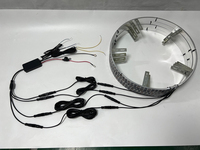 Nouvelle APP Bluetooh Music Control Led Strip Light,Halo Ring 14 ''15.5'' 17 pouces RGB Neon Color Car Wheel Led Lights