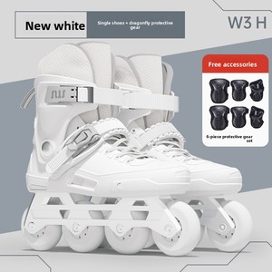 Patins à roulettes professionnels SWI W3 à une rangée, en matériaux PU/TPR/PVC, pour hommes, femmes et adultes, pour le patinage artistique et la patinage urbain - Product Image 6