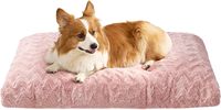 Lit pour chien luxueux lavable, tapis de couchage confortable en peluche pour grands chiens et chats