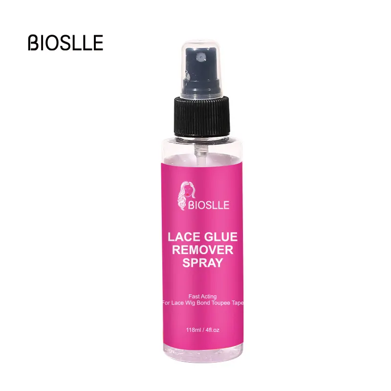 BIOSLLE OEM Großhandel Lace Glue Remover Spray Keine schädlichen Chemikalien Perücke Lace Glue Removal Spray