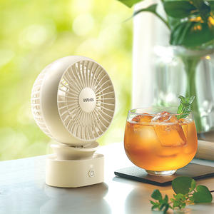 Mini ventilador de escritorio portátil Wahin con batería recargable, motor sin escobillas alimentado por USB para uso en oficina y hogar - Product Image 3