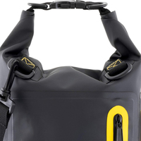 Sac étanche à enroulement 10L léger et flottant avec poche avant pour kayak, randonnée, camping, plage, natation