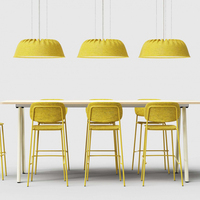 Lustre rond absorbant le son NRC 0.85, en feutre PET acoustique, résistant au feu B1, pour la maison, le bureau et l'espace de travail