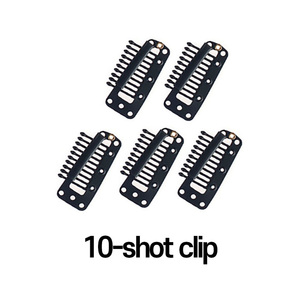 10-shot <b>clip</b> Wig Attachment <b>Clip</b> <b>Snap</b> Comb for Hair Extension Strong Grip <b>Clip</b> for Professional Use - Product Image 2