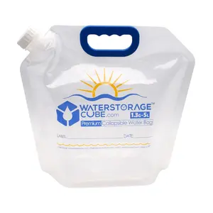 Logo personalizzato BPA Libero 1 Gallon 5 Litro di Plastica Potabile Bottiglia di Acqua di Sport