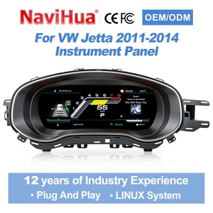 Navihua Hot Sales LCD Dashboard Linux System With Carplay <b>for</b> VW Jetta 2011-2014 <b>Car</b> Digital Cluster Auto <b>Speedometer</b> Instrument - Product Image 3