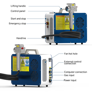 Macchina per Pulizia <span class=keywords><strong>Laser</strong></span> Portatile ad Alta Potenza per Rimozione <span class=keywords><strong>Ruggine</strong></span> e Vernice, Pulizia Industriale e del Legno - Product Image 2