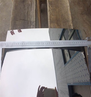 R1200/R320 2mm 230*300mm 305*407mm clear Float Glass Aluminum Chrome Coated Convex Mirror Glass