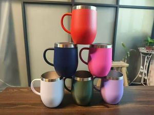 Nuevo Estilo de Vaso Portátil para Auto, Taza Infantil de Acero Inoxidable 304, Termo con Asa, 14oz, con Pajita, para Bebidas Frías - Product Image 3