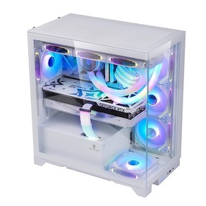 <strong>Used</strong> <strong>Desktop</strong> Full Tower ATX <strong>Computer</strong> Chassis Fully Transparent F1 Supports 240 Water-cooled Gaming Stock - Product Image 5