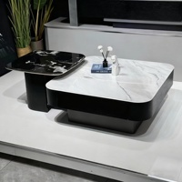 Table basse de style nordique de luxe avec certification CE européenne Table basse haut de gamme pour hôtel, appartement, salon familial