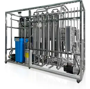 Osmose reversa e água pura Edi fazem equipamento EDI+RO sistema de tratamento de água de engarrafamento 1000L/h