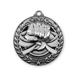 WD Custom Design 3d in lega di zinco in Irlanda medaglie sportive di Karate trofei WUKF Memorial in metallo argento Souvenir medaglia di Karate - Product Image 5