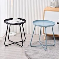 Table basse moderne en métal avec fonctions de rangement, convertible et portable, idéale pour la maison, la chambre et le salon
