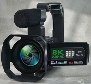 Caméra d'<span class=keywords><strong>action</strong></span> WiFi Premium 18X, 48MP d'interpolation, écran tactile HD 3.0, prise en charge HDMI/MIC <span class=keywords><strong>externe</strong></span>, ralenti, caméra 8K - Product Image 1