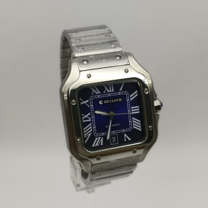 Montre mécanique automatique pour homme NH35, fonction luminescente, boîtier en acier inoxydable de 38 mm, largeur du bracelet de 20 mm, cadran à aiguilles - Product Image 6