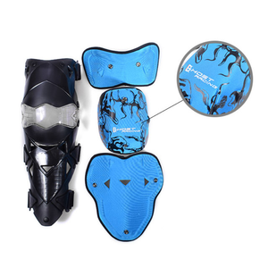 Protectores de rodilla ajustables para motocicleta, protectores de rodilla transpirables y cálidos antiimpactos para hombres y mujeres, deportes al aire libre - Product Image 3