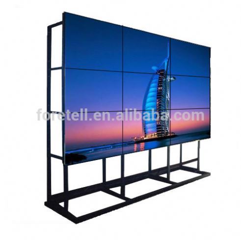 55 "narrow glasses visual wall panel liquid crystal display HD video wall display screen cheap price