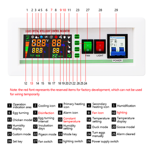 2018 novo ovo incubadora automática prática eficiente controlador XM-18SD para venda - Product Image 2