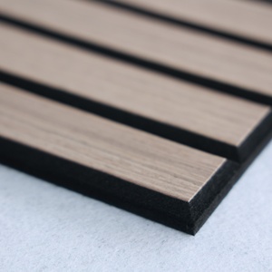 Panel Acústico de Madera, Listón de Madera, Diseño de Modelo 3D <span class=keywords><strong>Akupanel</strong></span>, Panel Acústico Moderno <span class=keywords><strong>Akupanel</strong></span> OEM, Panel Acústico de Pared de Bajo <span class=keywords><strong>Precio</strong></span>, 2400 mm - Product Image 2