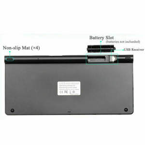 <span class=keywords><strong>Mini</strong></span> juego de teclado y ratón inalámbricos de 2,4G con interfaz USB con logotipo personalizado retroiluminado RGB para <span class=keywords><strong>Mac</strong></span> para <span class=keywords><strong>Apple</strong></span> <span class=keywords><strong>PC</strong></span> Laptop & Phone - Product Image 4