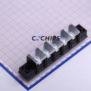 KF88LM-16.0-5P Barrier Terminal Block Through hole Component (THT),P=16mm Connector With Cover Plate 16mm 1x5P Straight Pin - Product Image 1