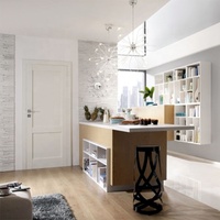 Portes de luxe DAIYA pour maisons avec portes françaises en verre trempé