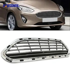 Auto Parts USA Type Front Grille OEM D2BZ-17B968-AA Chromed Car Grills For Ford Fiesta 2013 2014 2015 2016