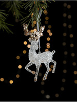 Ornements suspendus en plastique transparent acrylique pour arbre de Noël, motif ballerine, 2025