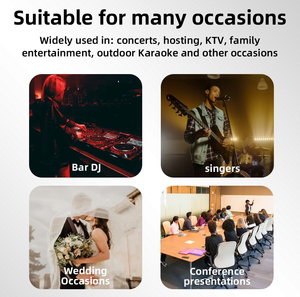 Профессиональный аудиомикшер DX-8, 8 каналов, 6 XLR входов, <span class=keywords><strong>2</strong></span> группы, 99 DSP-эффектов для живых выступлений - Product Image 5