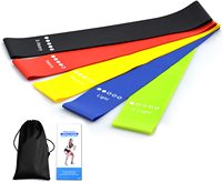 Bandes de Résistance en Latex Naturel à 100% de Différentes Couleurs, Mini, 12 Pouces de Long, Lot de 5, Rose, Personnalisables