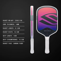Raquette de pickleball MST pour Omni Boomstick, noyau en mousse EPP, écologique, durable, Cosmic, 16 mm, fibre de carbone T700, USAP Entertainment