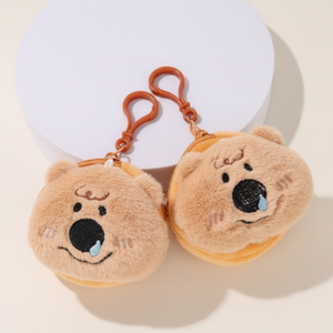 Portachiavi portachiavi portachiavi popolare orso che cola portachiavi portachiavi portachiavi di peluche gruppo accessorio personale Charm - Product Image 1