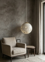 Lustre sphérique moderne de luxe fait main en albâtre naturel, suspension personnalisée en pierre de marbre pour salle à manger et projets hôteliers