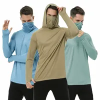 Chemise de pêche pour homme OEM à manches courtes en Spandex/Polyester UPF 50+ respirante, séchage rapide, anti-bactérienne, extensible, motif camouflage
