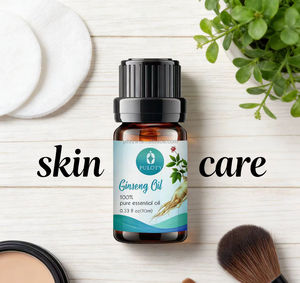 Huile essentielle de ginseng pure 10 ml, huile de soin de la peau naturelle nourrissante pour le soin quotidien du visage et du corps - Product Image 1