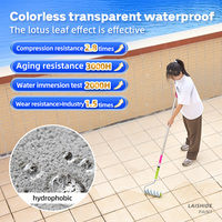 Peinture imperméable liquide hydrophobe Toit en caoutchouc de silicone Revêtement de pulvérisation imperméable Revêtement d'étanchéité