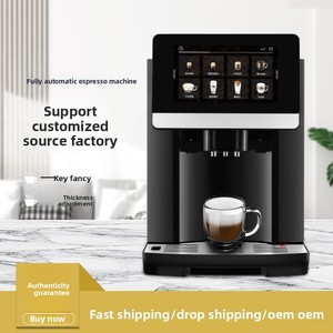 Fully Automatic Smart Espresso <b>Coffee</b> Maker Stainless Steel <b>Touch</b> <b>Screen</b> Control Integrated Grinding for Households Hotels US Au - Product Image 5