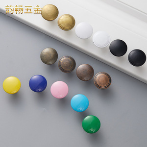 Manijas para Gabinetes Yunchang, Perillas Esféricas de Aleación de Zinc de un Solo Orificio para Cajones y Puertas, Decoración del Hogar - Product Image 1