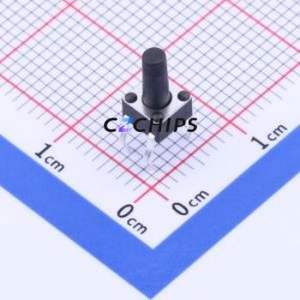 K2-1109DP-K3SW-04 Tactile Switch Through hole Component (THT)-4P,4.5x4.5mm Switch 1.8N Through Hole 4.5mm 4.5mm - Product Image 1