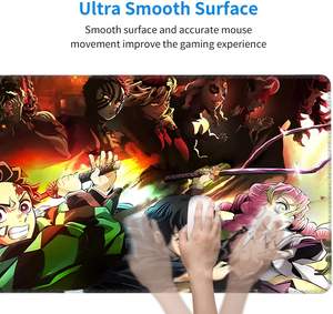 Mouse Pad besar 80x30cm, Mouse Pad besar Anime Gaming dasar karet anti selip, matras panjang komputer rumah kantor - Product Image 6