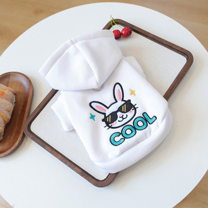 애완 동물 옷 가을 겨울 새로운 작은 강아지 개 고양이 따뜻한 편안한 멋진 자수 까마귀 도매 - Product Image 4