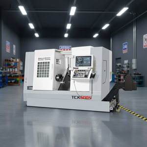 <span class=keywords><strong>Tour</strong></span> <span class=keywords><strong>à</strong></span> <span class=keywords><strong>Commande</strong></span> <span class=keywords><strong>Numérique</strong></span> KUNPENG TCK600S <span class=keywords><strong>à</strong></span> Banc Incliné, 2 Axes, Déplacement X/550mm Z, Haute Précision 0,005mm, Haute Rigidité - Product Image 4