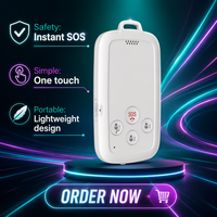 Traceur GPS intelligent 4G pour étudiants avec fonction d'appel SOS, batterie 1000 mAh, étanche IP65, détection de chute, contrôle par application, localisateur pour enfants et personnes âgées
