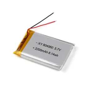 अनुकूलित 804060 603040 3.7v लाइपो बैटरी लिथियम बहुलक बैटरी के लिए उपभोक्ता इलेक्ट्रॉनिक
