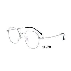 Kenbo Eyewear नि: शुल्क नमूने हल्के स्मृति टाइटेनियम Eyewear दौर चश्मा फ्रेम