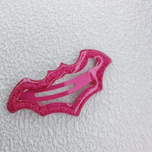 Barrette à cheveux chauve-souris de dessin animé mignonne pour Halloween, accessoire de fête DIY pour filles - Product Image 6