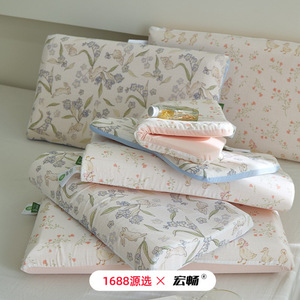 Coussin pour bébé en gaze de coton de classe A, respirant, avec soutien du cou, pour literie enfant - Product Image 2