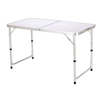 YILU Ensemble de table de pique-nique légère et portable Table pliante de 4 pieds avec 4 chaises Ensemble de tables à manger de jardin et de chaises d'extérieur